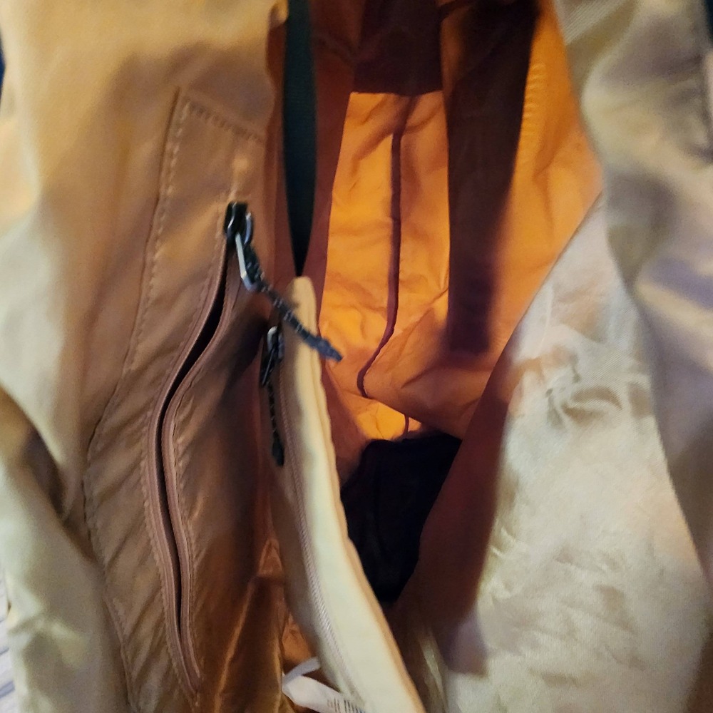Athleta All About Tote Bag XL Gym Travel Work Spiced Turmeric Mustard Yellow - Picture 9 of 11